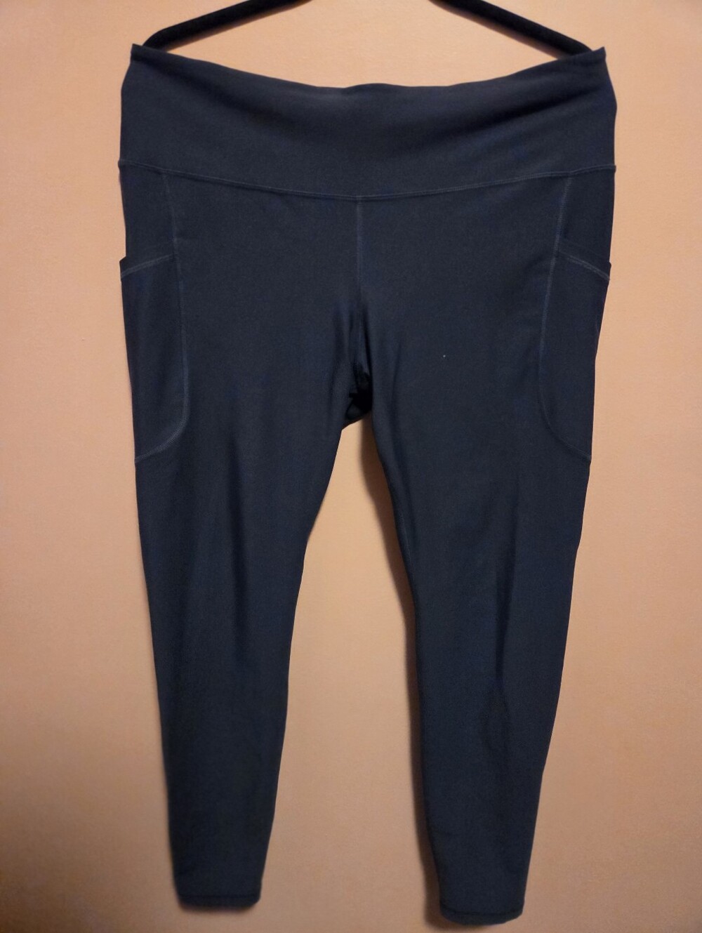 High Rise Activewear Leggings - Slate Blue